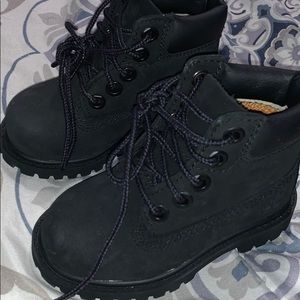Black toddler timberland boots